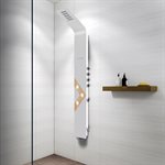 Vista VIII-W Shower Panel Painted White