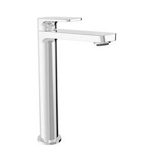 High single hole lavatory faucet, drain not included