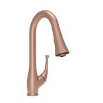 Single hole bar / prep kitchen faucet with 2-function pull-d