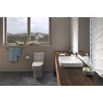 TOTO Aquia IV Two-Piece Elongated Dual Flush 1.28 and 0.8 GPF Skirted Toilet with CEFIONTECT, Cotton White - CST446CEMG#01