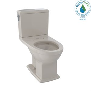 TOTO® Connelly® Two-Piece Elongated Dual-Max®, Dual Flush 1.28 and 0.9 GPF Universal Height Toilet with CEFIONTECT, Bone - CST494CEMFG#03