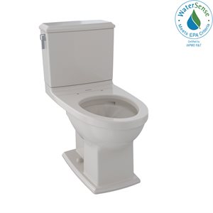 TOTO® Connelly® Two-Piece Elongated Dual-Max®, Dual Flush 1.28 and 0.9 GPF Universal Height Toilet with CEFIONTECT, Sedona Beige - CST494CEMFG#12
