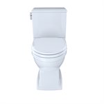 TOTO® Connelly® Two-Piece Elongated Dual-Max® 1.28 and 0.9 GPF Universal Height Toilet with CEFIONTECT and Right Lever, Colonial White - CST494CEMFRG#01