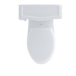 TOTO® Clayton® Two-Piece Elongated 1.6 GPF Universal Height Toilet, Cotton White - CST784SF#01
