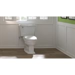 TOTO® Clayton® Two-Piece Elongated 1.6 GPF Universal Height Toilet, Bone - CST784SF#03