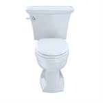 TOTO® Clayton® Two-Piece Elongated 1.6 GPF Universal Height Toilet, Colonial White -CST784SF#11
