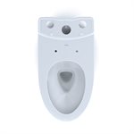 TOTO® Aquia® IV Elongated Universal Height Skirted Toilet Bowl with CEFIONTECT, Cotton White - CT446CUFG#01