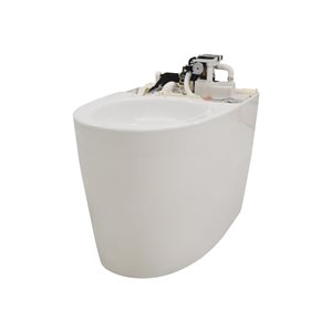 NEOREST® Dual Flush 1.0 or 0.8 GPF Elongated Toilet Bowl for AH and RH, Sedona Beige- CT989CUMFG#12