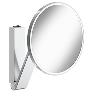 Cosmetic mirror | brushed nickel