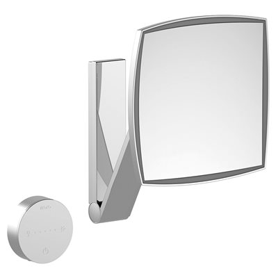 Cosmetic mirror | brushed black chrome