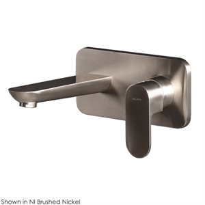 ROUGH - Wall-mount two-hole faucet with one level handle and
