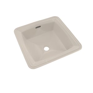 TOTO® Connelly™ Square Undermount Bathroom Sink with CEFIONTECT, Sedona Beige - LT491G#12