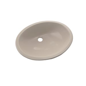 TOTO® Rendezvous® Oval Undermount Bathroom Sink with CEFIONTECT, Bone - LT579G#03