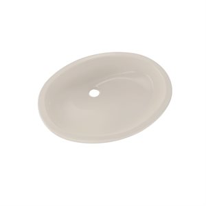 TOTO® Dantesca® Oval Undermount Bathroom Sink with CEFIONTECT, Sedona Beige - LT597G#12