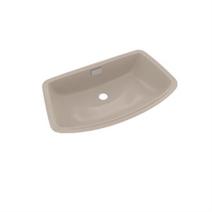TOTO® Soirée® Arched Front Rectangular Undermount Bathroom Sink, Bone - LT967#03