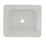 Lavabo de salle de bain rectangulaire à encastrer TOTO® Guinevere® avec CEFIONTECT, blanc colonial - LT973G#11
