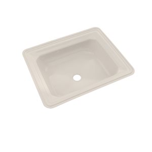 Lavabo de salle de bain rectangulaire à encastrer TOTO® Guinevere® avec CEFIONTECT, beige Sedona - LT973G#12