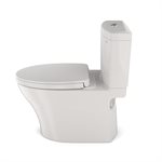TOTO® Aquia® IV Two-Piece Elongated Dual Flush 1.28 and 0.8 GPF Universal Height Toilet with CEFIONTECT®, WASHLET®+ Ready, Colonial White - MS446124CEMFG#11