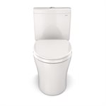 TOTO® Aquia® IV Two-Piece Elongated Dual Flush 1.28 and 0.8 GPF Universal Height Toilet with CEFIONTECT®, WASHLET®+ Ready, Colonial White - MS446124CEMFG#11