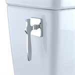 TOTO Aimes WASHLET+ Toilette monocoque allongée à hauteur universelle 1,28 GPF avec CEFIONTECT, Colonial White - MS626124CEFG#11