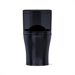 TOTO® Aquia® IV One-Piece Elongated Dual Flush 1.28 and 0.8 GPF Universal Height, WASHLET®+ Ready Toilet, Ebony- MS646124CEMF#51
