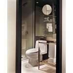 TOTO® Eco UltraMax® One-Piece Elongated 1.28 GPF ADA Compliant Toilet, Cotton White - MS854114EL#01