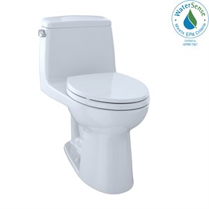 TOTO® Eco UltraMax® Toilette monocoque allongée 1,28 GPF, coton blanc - MS854114E#01