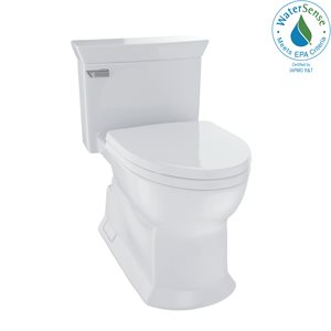 TOTO® Eco Soirée® Toilette monocoque allongée 1,28 GPF à hauteur universelle avec jupe CEFIONTECT, blanc colonial - MS964214CEFG#11