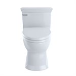 TOTO® Eco Soirée® One Piece Elongated 1.28 GPF Universal Height Skirted Toilet with CEFIONTECT, Colonial White - MS964214CEFG#11