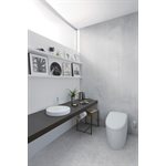 Toilette NEOREST® RH à double chasse 1,0 ou 0,8 GPF avec siège de bidet intercalé et EWATER+, coton blanc- MS988CUMFG#01