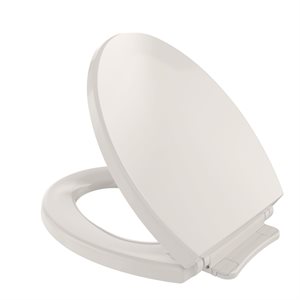 TOTO® SoftClose® Non Slamming, Slow Close Round Toilet Seat and Lid, Sedona Beige - SS113#12