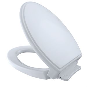 TOTO® Traditional SoftClose® Non Slamming, Slow Close Elongated Toilet Seat and Lid, Cotton White - SS154#01