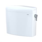 TOTO® Aquia IV® Cube Dual Flush 1.28 and 0.8 GPF Toilet Tank Only with Right Hand Trip Lever, Cotton White - ST436EMR#01