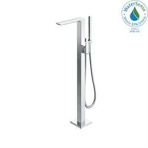 TOTO® GR Single-Handle Freestanding Tub Filler Faucet with Handshower, Polished Chrome - TBG02306U#CP