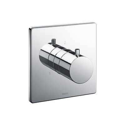 TOTO® Square Two-Way Diverter Shower Trim, Polished Chrome - TBV02103U#CP