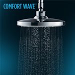 TOTO® G Series 2.5 GPM Single Spray 8.5 inch Round Showerhead with COMFORT WAVE Technology, Polished Nickel - TBW01003U1#PN