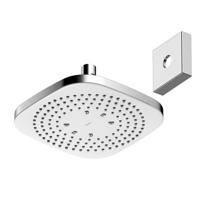 TOTO® G Series 1.75 GPM Single Spray 8.5 inch Square Showerhead with COMFORT WAVE Technology, Polished Chrome - TBW02003U4#CP