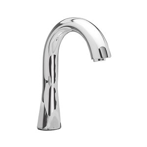 TOTO® Gooseneck ECOPOWER® 0.35 GPM Electronic Touchless Sensor Bathroom Faucet with Mixing Valve, Polished Chrome - TEL153-D20EM#CP