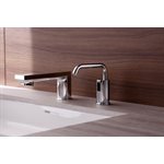 TOTO® Libella® ECOPOWER® 0.35 GPM Electronic Touchless Sensor Bathroom Faucet with Thermostatic Mixing Valve, Polished Chrome - TEL1A3-D20ET#CP