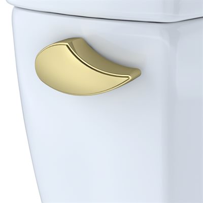 TRIP LEVER - POLISHED BRASS For DRAKE (EXCEPT R SUFFIX) TOILET