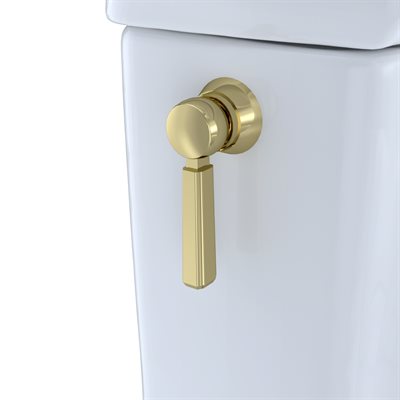 TRIP LEVER (REPLACES THU231#PB) - POLISHED BRASS For GUINEVERE TOILET