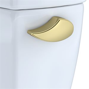 RIGHT HAND TRIP LEVER (ST743 and ST706) - POLISHED BRASS For DRAKE and CARUSOE TOILET TANK