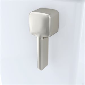 TRIP LEVER HANDLE W / SPUD AND MOUNTING NUT, LEFT HAND, #BN