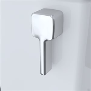 TRIP LEVER HANDLE (W / SPUD AND MOUNTING NUT, LEFT HAND) - POLISHED CHROME