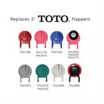 TOTO® Replacement Flapper for Select TOTO 3 Inch Flush Valve Tanks - THU500S