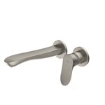TOTO® GO 1.2 GPM Wall-Mount Single-Handle L Bathroom Faucet with COMFORT GLIDE™ Technology, Brushed Nickel - TLG01311U#BN