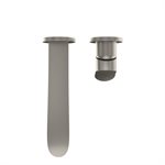 TOTO® GO 1.2 GPM Wall-Mount Single-Handle L Bathroom Faucet with COMFORT GLIDE™ Technology, Brushed Nickel - TLG01311U#BN