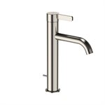 TOTO® GF 1.2 GPM Single Handle Semi-Vessel Bathroom Sink Faucet with COMFORT GLIDE Technology, Polished Nickel - TLG11303U#PN