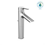 TOTO® TLS01304U#CP LB Series 1.2 GPM Single Handle Bathroom Faucet for Semi-Vessel Sink with Drain Assembly, Polished Chrome