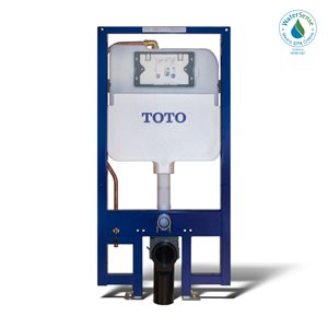 TOTO® DUOFIT® In-Wall Dual Flush 1.28 and 0.9 GPF Tank System, Copper Supply Line - WT173M